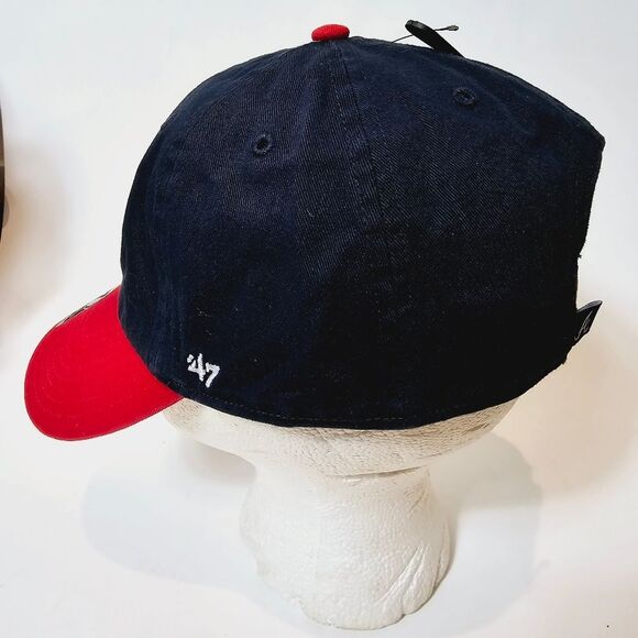 47brand MLB Atlanta Braves Red Navy Baseball Cap 071921-271 New - Picture 6 of 14